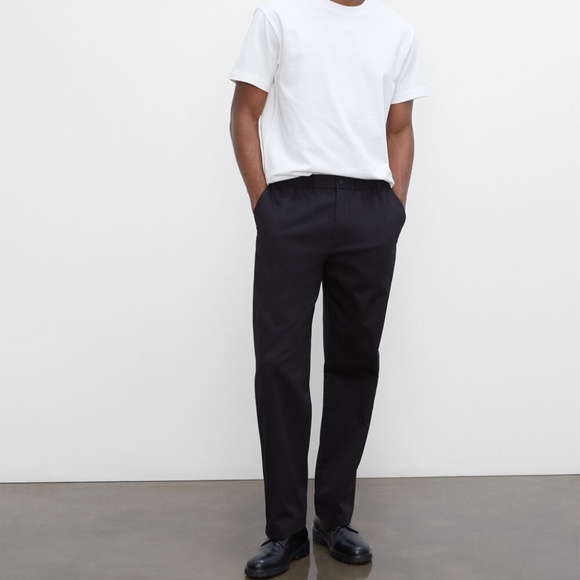 Elasticated Pants - Brand New - NEVER WORN - Black - Picture 1 of 4